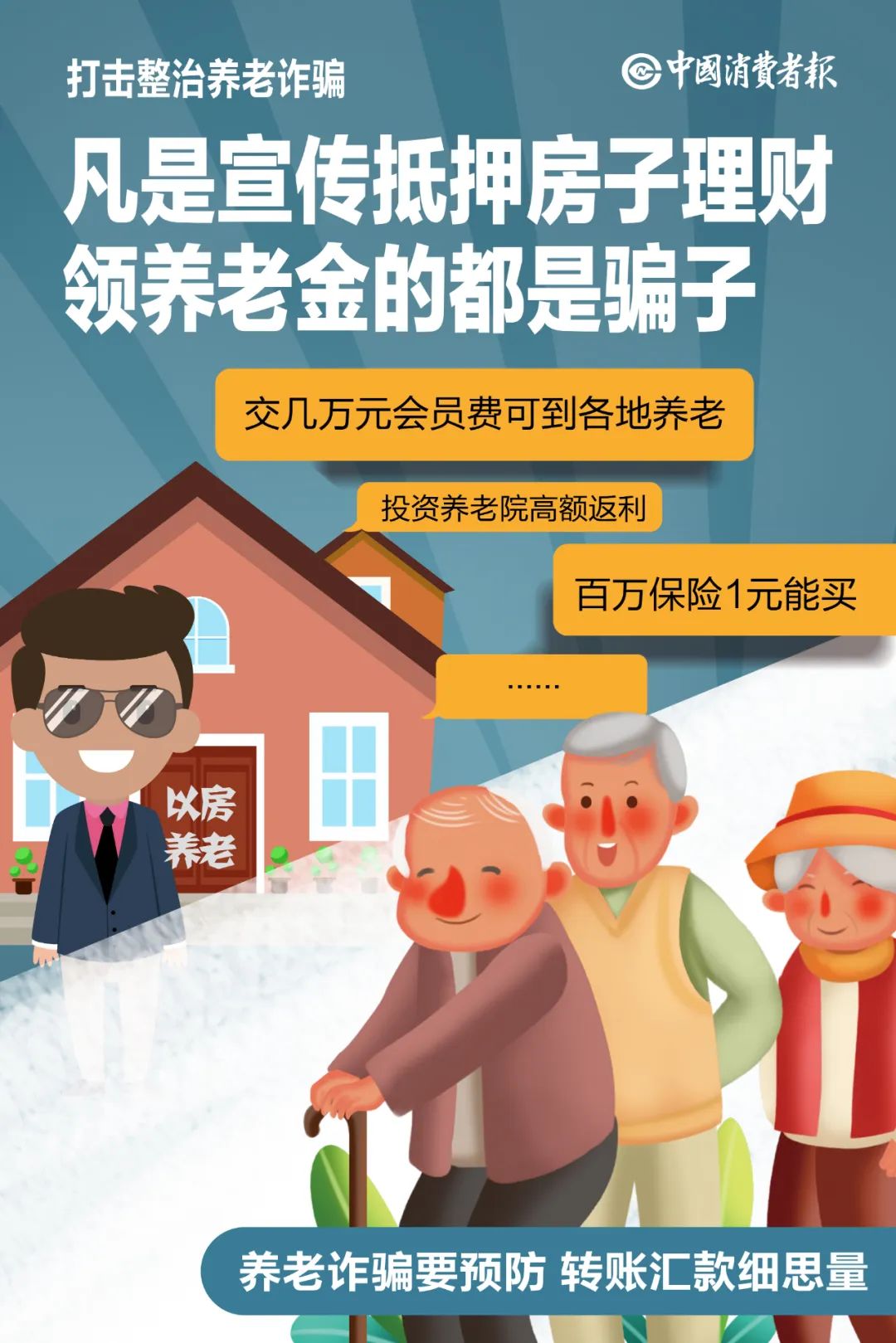 消協(xié)提醒！這些投資消費(fèi)騙局?？永先? /></p>
<p>以上這些案例無不是對(duì)不法行為進(jìn)行包裝，利用老年人處于弱勢(shì)地位，以“高返還、高收益”誘惑，嚴(yán)重侵害消費(fèi)者權(quán)益，涉嫌犯罪。</p>
<p>北京消協(xié)提醒老年消費(fèi)者</p>
<p>投資需謹(jǐn)慎，如確需投資，應(yīng)樹立理性投資理念，謹(jǐn)慎選擇投資產(chǎn)品，選擇正規(guī)投資機(jī)構(gòu)，提高防騙反詐意識(shí)，不要泄露個(gè)人信息，及時(shí)保存交易證據(jù)，依法維護(hù)自身權(quán)益</p>
<p>樹立理性投資理念。老年消費(fèi)者要做好資金規(guī)劃，不沖動(dòng)投資，不盲目追求高回報(bào)，不要將日常生活和養(yǎng)老必需的錢用來投資。</p>
<p>謹(jǐn)慎選擇投資產(chǎn)品。投資有風(fēng)險(xiǎn),選擇需謹(jǐn)慎。老年消費(fèi)者不要盲目跟風(fēng)，謹(jǐn)防參與非法集資活動(dòng)。多與子女商量，確認(rèn)好投資產(chǎn)品后再進(jìn)行投資。</p>
<p>選擇正規(guī)投資機(jī)構(gòu)。老年消費(fèi)者投資理財(cái)一定要通過正規(guī)平臺(tái)或官方渠道，不輕信理財(cái)廣告，不聽信可疑電話和短信。在購(gòu)買投資產(chǎn)品前，應(yīng)查看經(jīng)營(yíng)者的營(yíng)業(yè)執(zhí)照及業(yè)務(wù)經(jīng)營(yíng)許可證，充分了解相關(guān)合同條款。</p>
<p>不要泄露個(gè)人信息。老年消費(fèi)者在日常生活中要增強(qiáng)個(gè)人信息安全意識(shí)，個(gè)人信息不外泄，以防個(gè)人信息被冒用、濫用或非法使用。</p>
<p>提高防騙反詐意識(shí)。老年消費(fèi)者可下載國(guó)家反詐中心應(yīng)用程序，主動(dòng)學(xué)習(xí)防詐騙知識(shí)。對(duì)陌生號(hào)碼、鏈接、陌生賬號(hào)要提高警惕，做到不輕信、不透露、不轉(zhuǎn)賬。</p>
<p>及時(shí)保存交易證據(jù)。在購(gòu)買投資產(chǎn)品時(shí)，應(yīng)主動(dòng)索要發(fā)票、收據(jù)等消費(fèi)憑證，保留宣傳和承諾信息、交易記錄、合同訂單、等相關(guān)證據(jù)，以便用于維護(hù)自身權(quán)益。</p>
<p>依法維護(hù)自身權(quán)益。如遇到投資消費(fèi)糾紛，應(yīng)及時(shí)與投資機(jī)構(gòu)及平臺(tái)協(xié)商解決，如協(xié)商不成，可向消費(fèi)者協(xié)會(huì)或行業(yè)主管部門投訴，或提請(qǐng)仲裁機(jī)構(gòu)仲裁以及向人民法院提起訴訟。若發(fā)現(xiàn)疑似遭遇詐騙或非法金融活動(dòng)，應(yīng)立即向公安機(jī)關(guān)報(bào)案。（記者 萬曉東）</p>
      <!--ecms.*-->
      <p class=