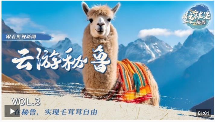 跟著習(xí)主席看世界丨“from China to Peru”是個(gè)英文成語(yǔ)你知道嗎？