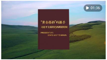 視頻畫報(bào)｜“黃金搭檔”的握手——習(xí)近平主席的巴西利亞時(shí)間