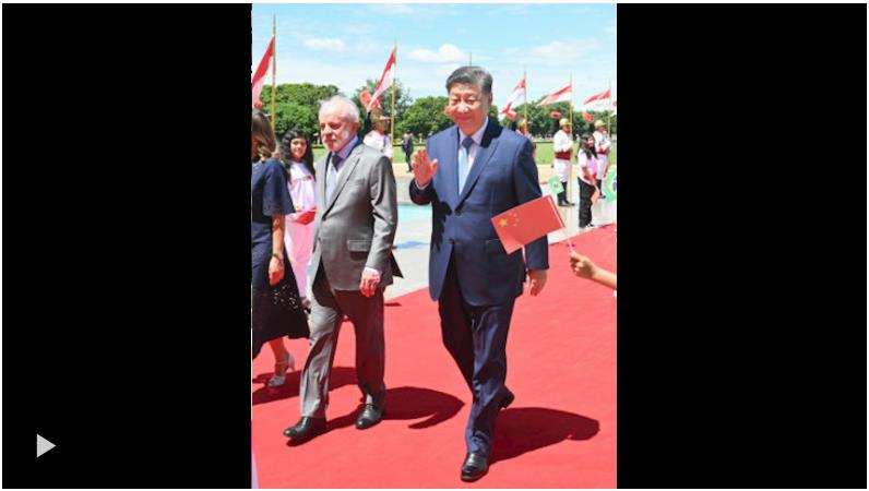 一見·特別的安排！從北京到巴西利亞的兩首歌