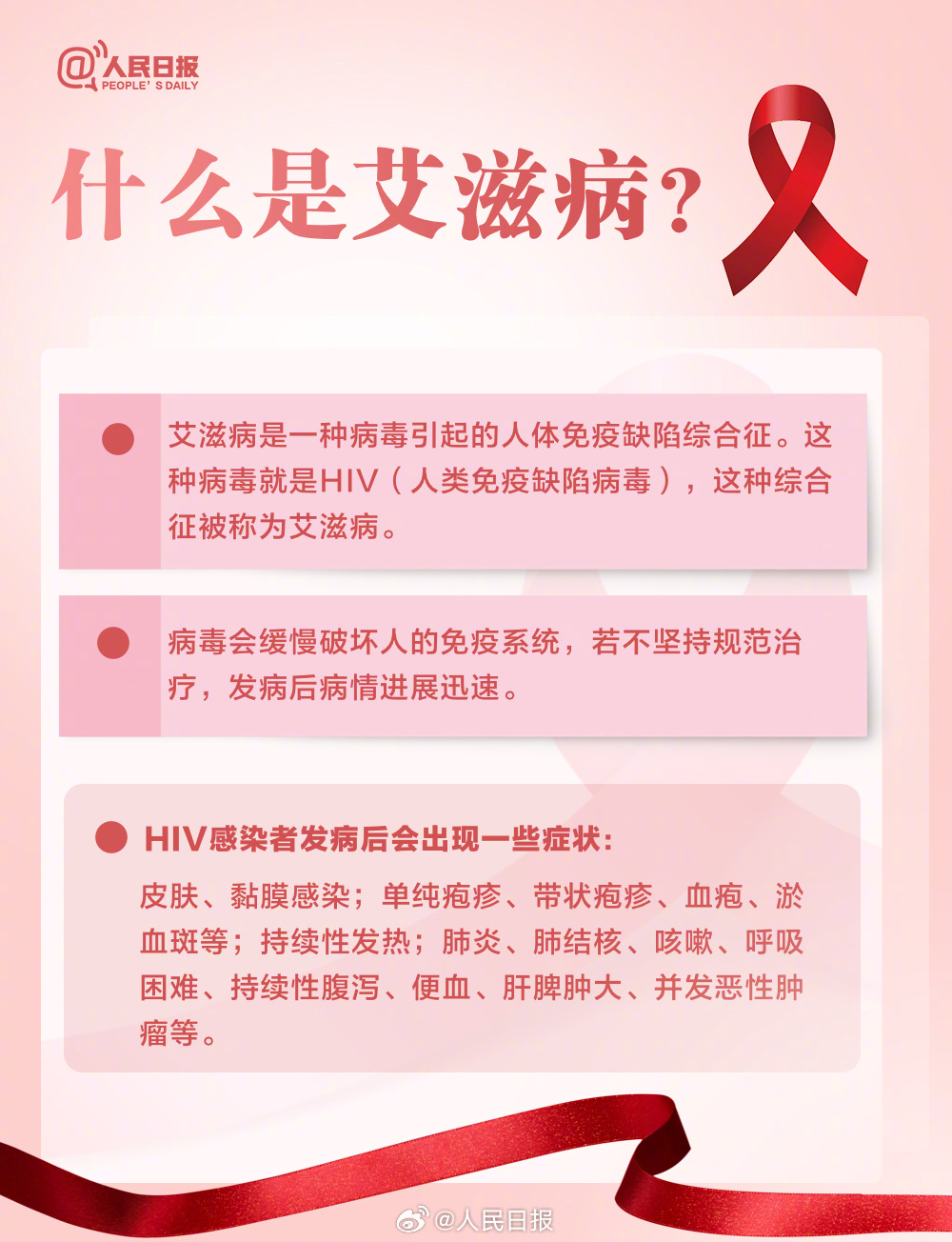 轉(zhuǎn)存了解！關(guān)于艾滋病這些你要知道