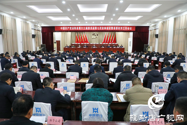 泌陽縣委第十三屆委員會第七次全體會議暨縣委經(jīng)濟(jì)工作會議召開