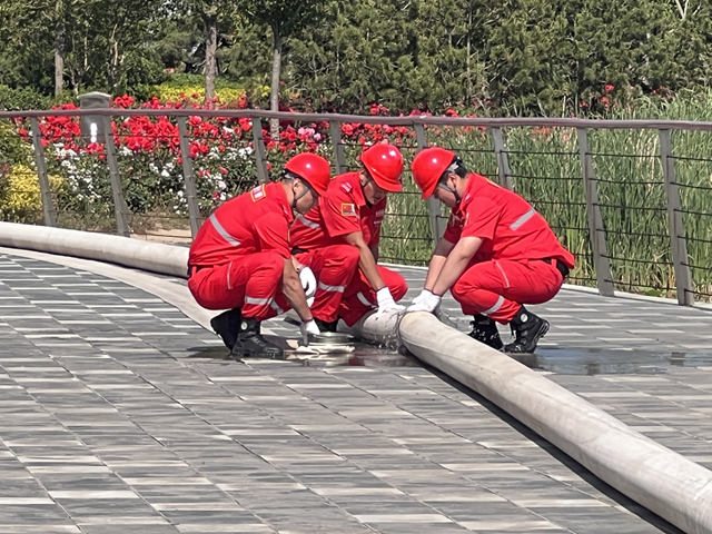 駐馬店市舉行城市排水除澇應(yīng)急演練大比武