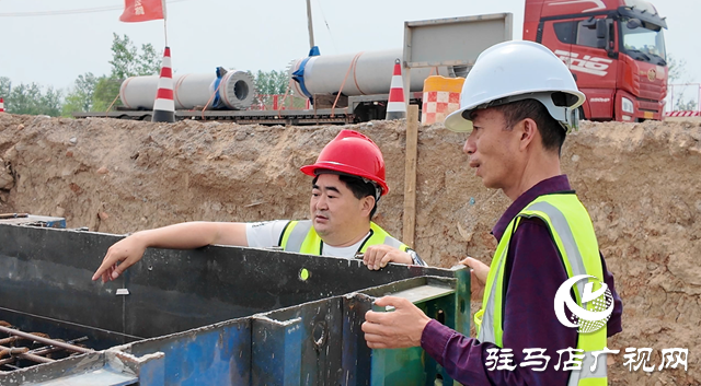 “五一”堅守筑通途 駐馬店107國道東移項目建設者用汗水詮釋勞動擔當