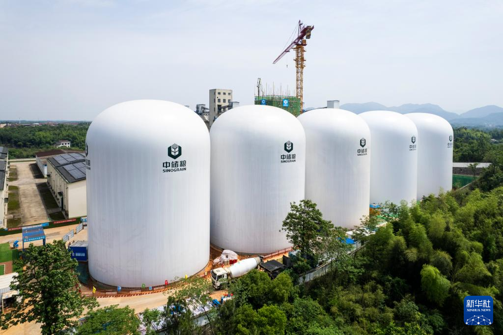 探訪我國(guó)首批五座9000噸級(jí)氣膜糧倉