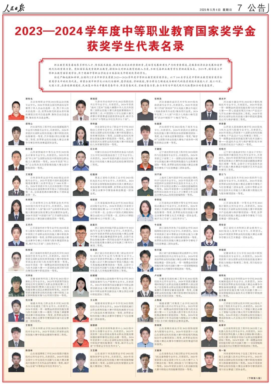 祝賀！河南這10名學(xué)生登上《人民日?qǐng)?bào)》