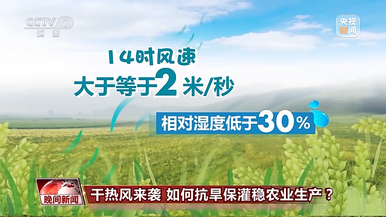 干熱風來襲 如何抗旱保灌穩(wěn)農業(yè)生產？