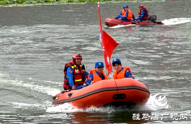 駐馬店警民聯合開展防災減災綜合演練