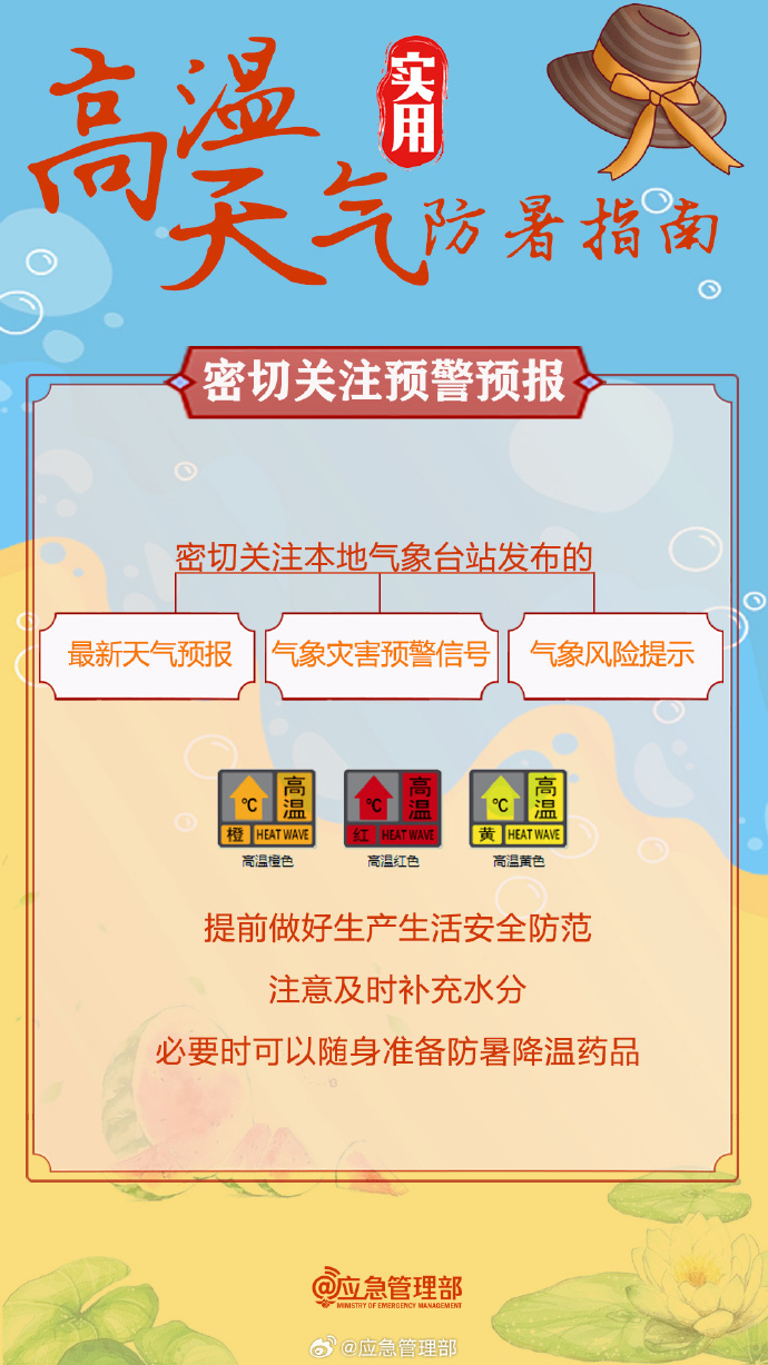 37℃以上！河南多地發(fā)布高溫橙色預(yù)警，實(shí)用防暑指南來(lái)了