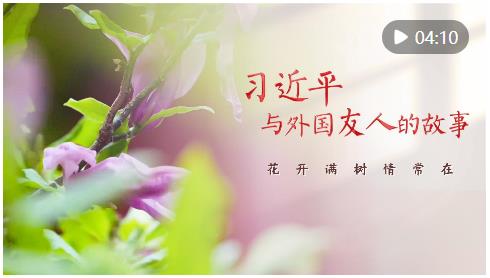 習(xí)近平與外國(guó)友人的故事｜花開滿樹情常在