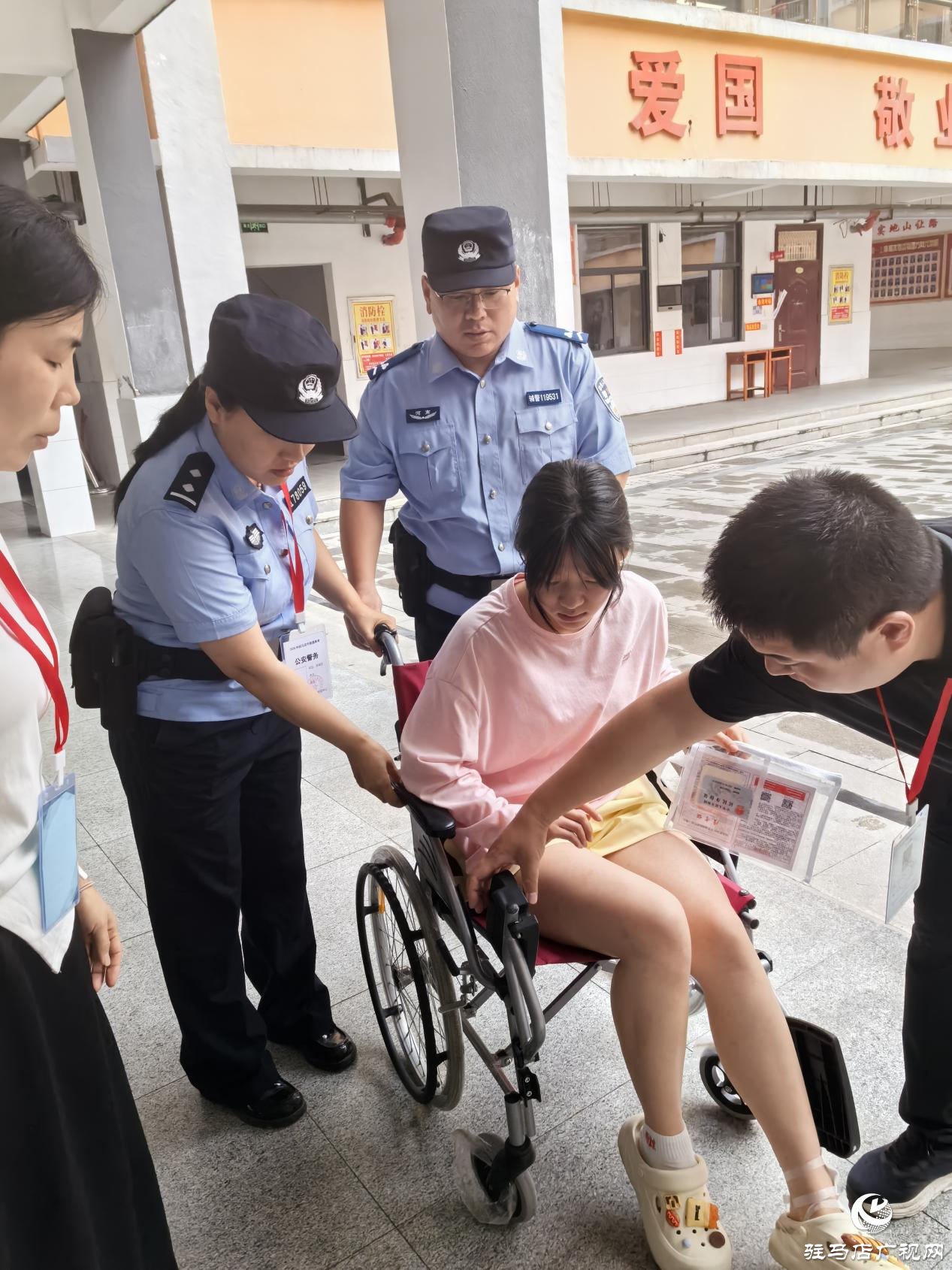 駐馬店市公安局經(jīng)濟開發(fā)區(qū)分局：暖心護考 為夢護航