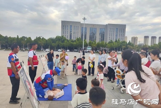  新蔡：救護(hù)知識“擺地?cái)?rdquo; 實(shí)用技能“救”在身邊