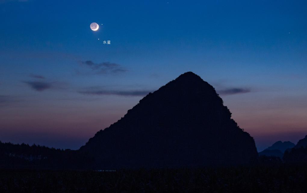 限時(shí)觀測(cè)！6月27日日落后水星伴月