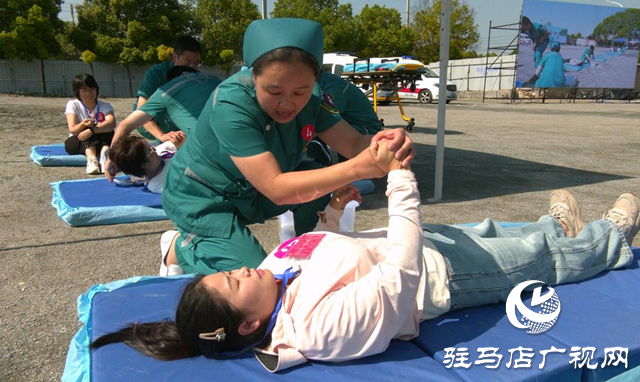 駐馬店市衛(wèi)生健康委員會(huì)開展防汛及突發(fā)事件醫(yī)療救援應(yīng)急演練