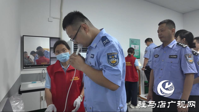 駐馬店交警參加國民體質(zhì)監(jiān)測 科學(xué)鍛煉護(hù)航道路安全