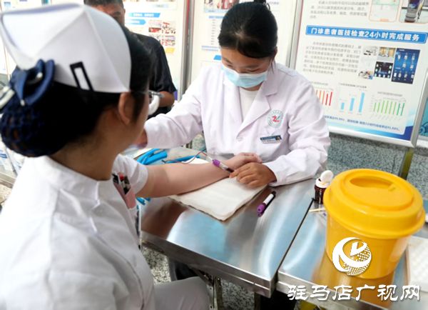 白衣天使獻(xiàn)愛心 平輿縣人民醫(yī)院職工踴躍參加造血干細(xì)胞采樣入庫