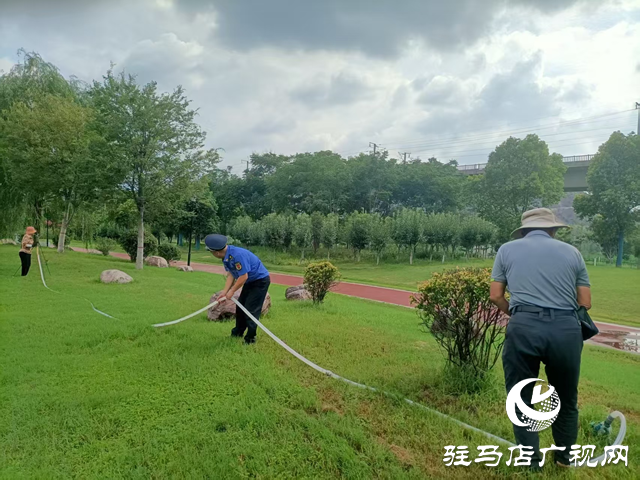 確山縣：多措并舉應對高溫“烤”驗 保障城市平穩(wěn)運行