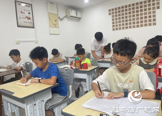 墨香浸潤暑期 書法傳承文化
