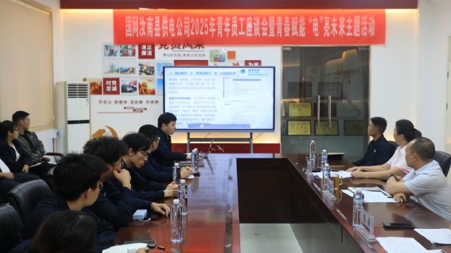 國網(wǎng)汝南縣供電公司：舉辦2025年青年員工座談會暨青春賦能 “電”亮未來主題活動