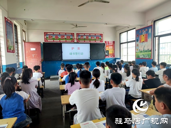 平輿縣第五小學(xué)開展綠書簽讀書活動(dòng)