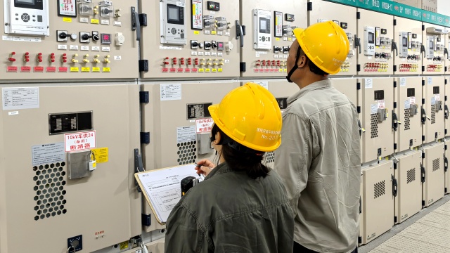 國(guó)網(wǎng)平輿縣供電公司：加強(qiáng)巡視 確保變電設(shè)備健康運(yùn)行。