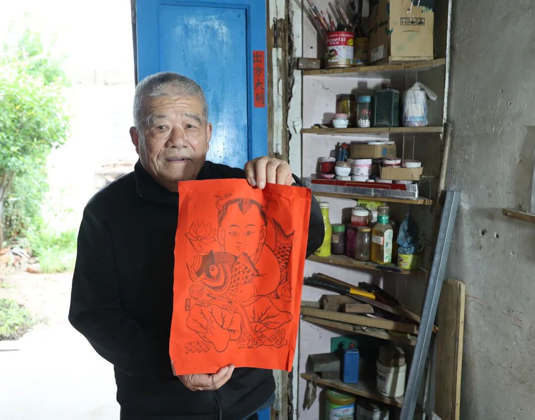縣區(qū)動(dòng)態(tài)|92歲省級(jí)非遺傳承人李傳清 以刀為筆刻繪“德勝祥”年畫新韻