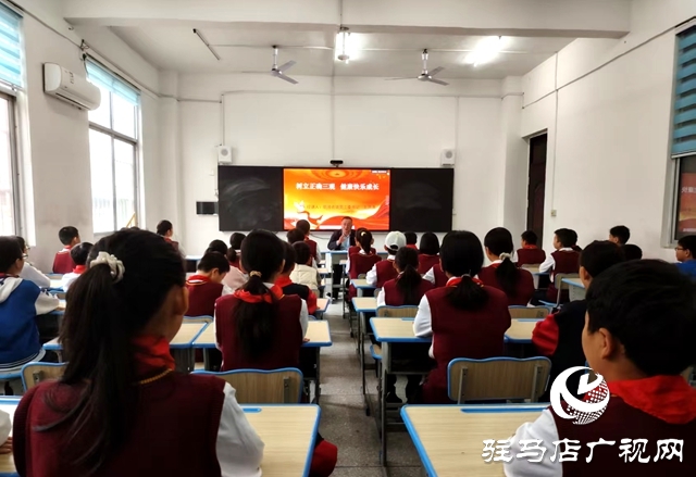 確山縣朗陵街道：思政課堂進(jìn)校園?薪火相傳育新人