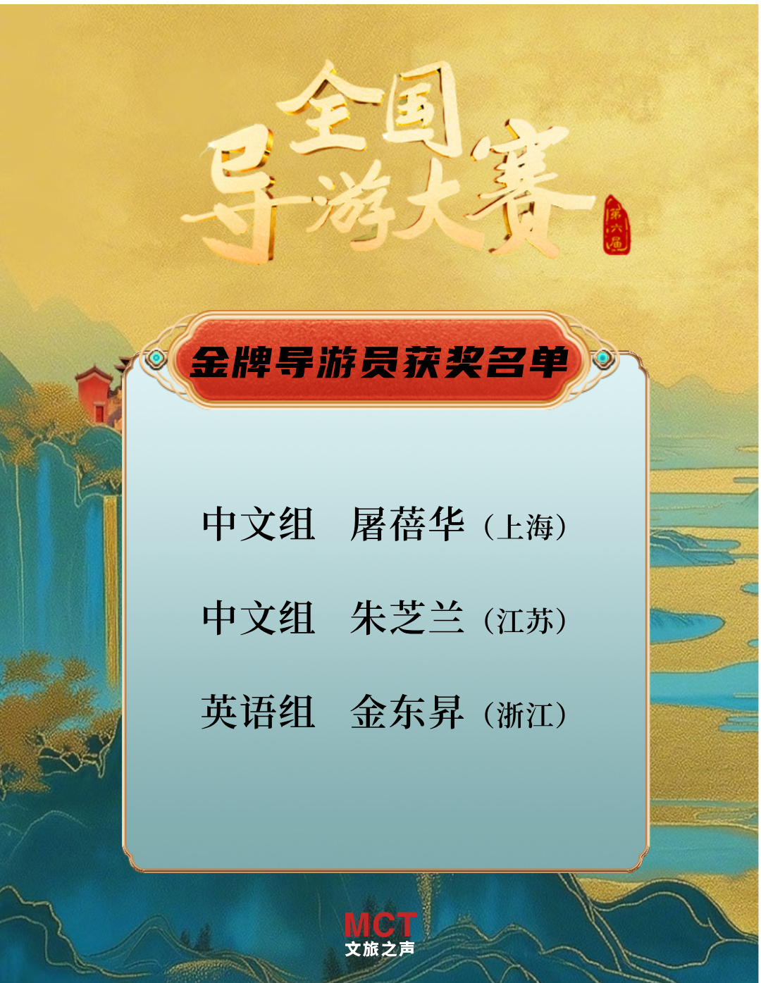 第六屆全國導(dǎo)游大賽總決賽圓滿落幕