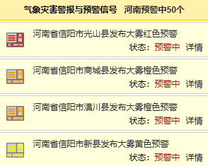 添衣保暖！河南陰雨連綿+氣溫下滑 一地發(fā)布大霧紅色預(yù)警