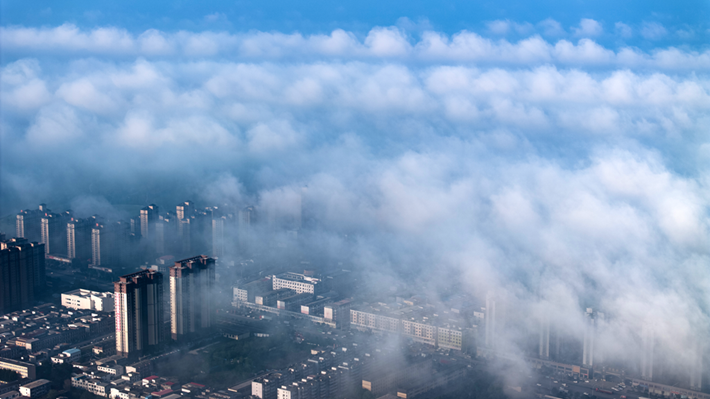 縣區(qū)動(dòng)態(tài)｜平流霧奇觀宛若仙境