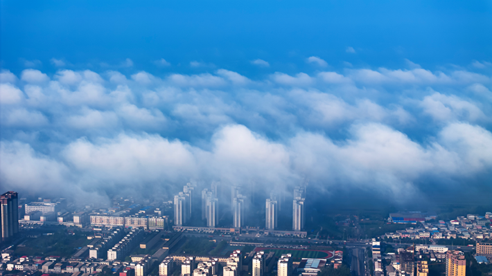 縣區(qū)動(dòng)態(tài)｜平流霧奇觀宛若仙境