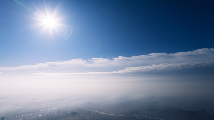 縣區(qū)動(dòng)態(tài)｜平流霧奇觀宛若仙境
