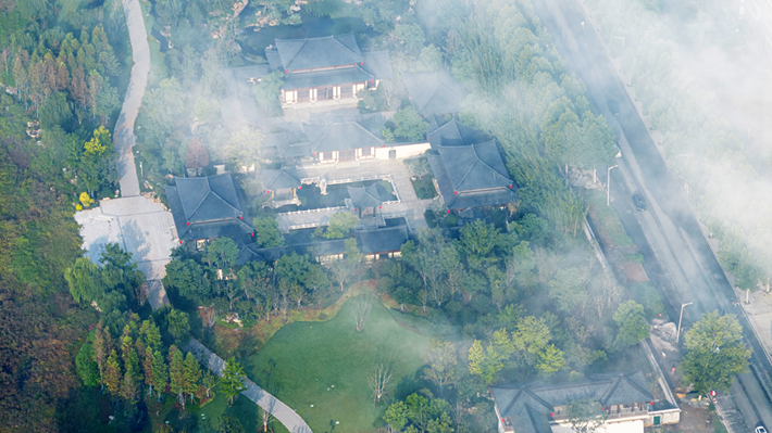 縣區(qū)動(dòng)態(tài)｜平流霧奇觀宛若仙境