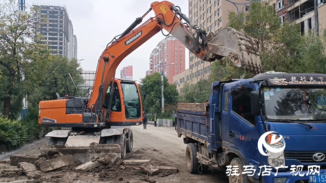 駐馬店市區(qū)慎陽路快慢車道提升改造啟動(dòng)