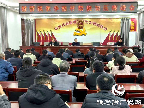 平輿縣射橋鎮(zhèn):召開秸稈禁燒加壓推進會 筑牢三秋防火墻