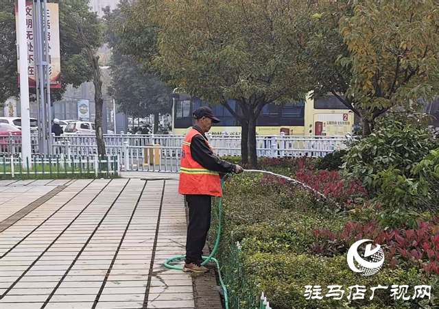 駐馬店市城鄉(xiāng)一體化示范區(qū)綜合執(zhí)法大隊開展高鐵廣場樹木補栽工作