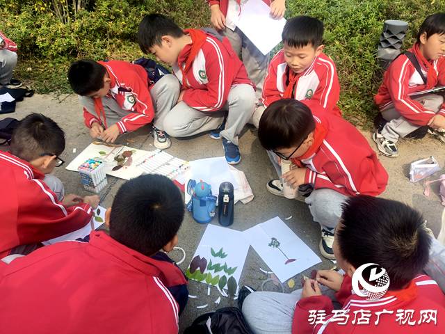 駐馬店市第三十七小學開展“賞秋日之美 探科學之秘”徒步研學活動