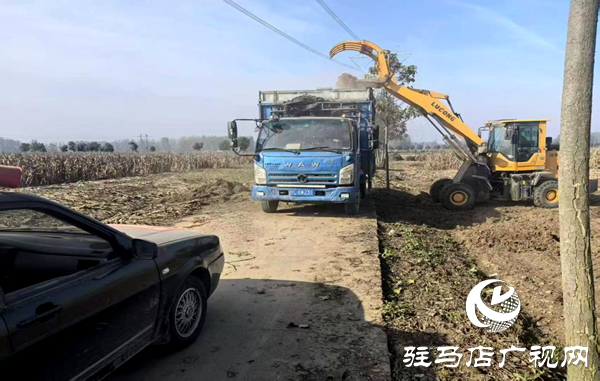 平輿縣射橋鎮(zhèn)：秸稈清運“加速度” 繪就鄉(xiāng)村潔凈新圖景