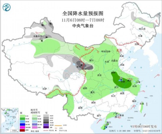 較強(qiáng)冷空氣繼續(xù)影響我國大部地區(qū)