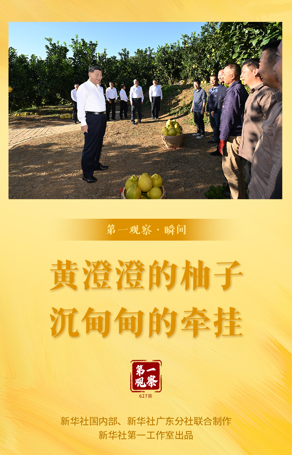 第一觀察·瞬間 | 黃澄澄的柚子，沉甸甸的牽掛