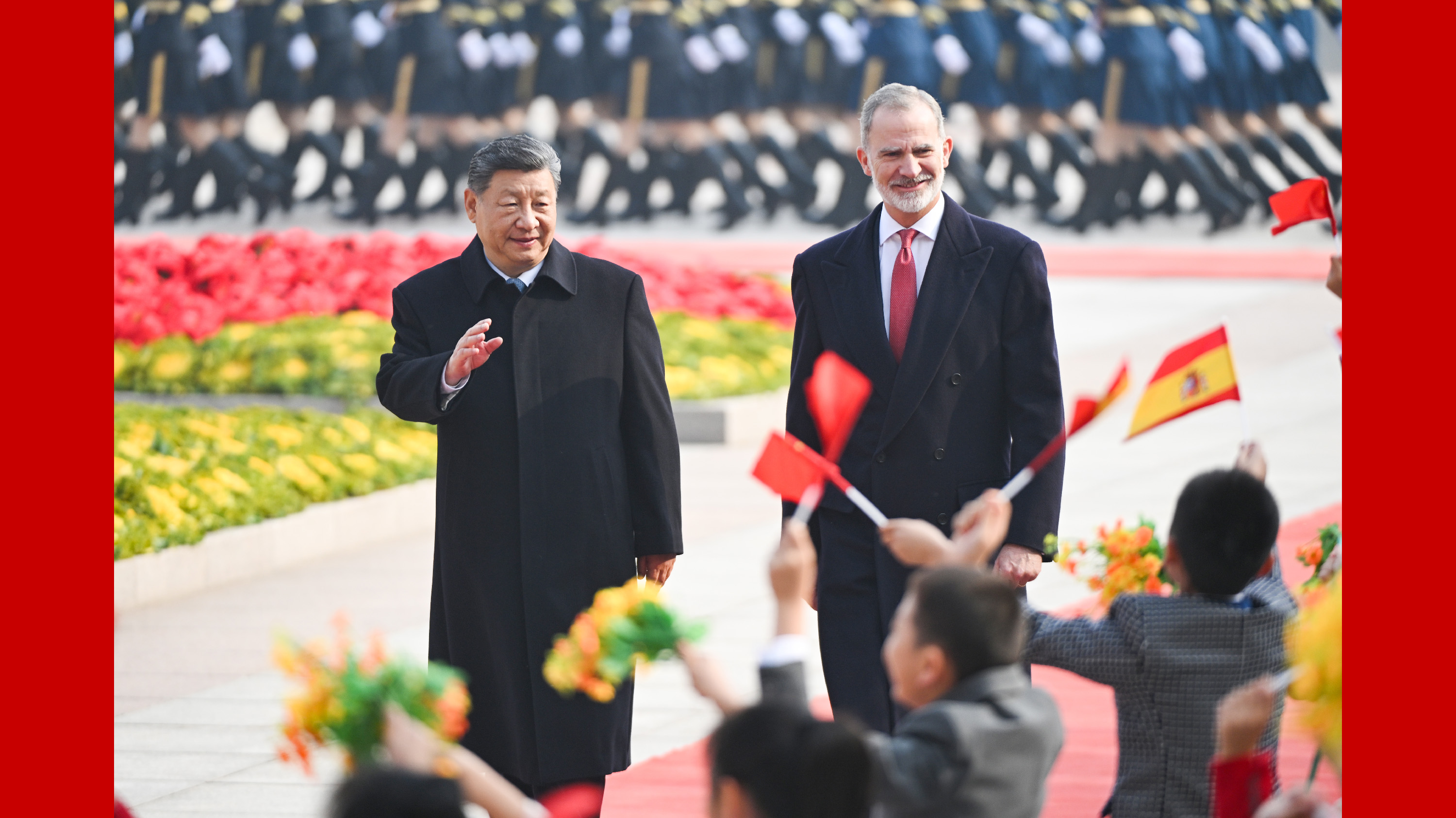 習近平會見西班牙國王費利佩六世