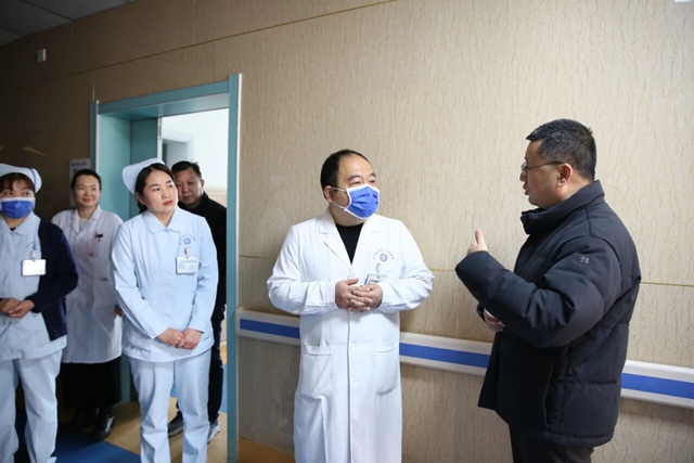 市衛(wèi)健委一行蒞臨駐馬店市第一人民醫(yī)院調(diào)研指導醫(yī)養(yǎng)結(jié)合工作