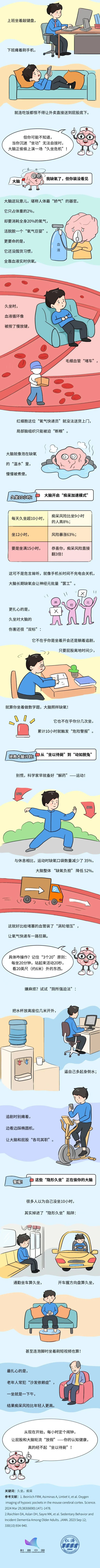 每天久坐超過這個時間，你的大腦便會開啟“癡呆加速模式”