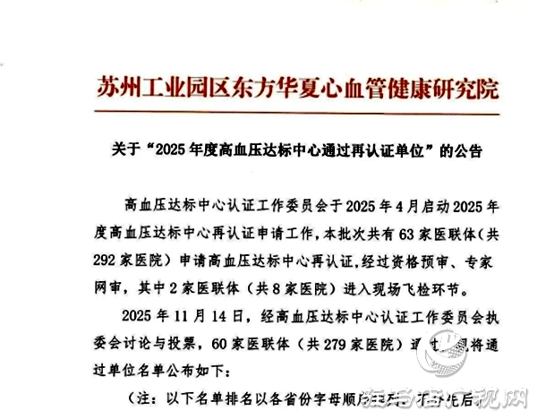 喜報！遂平仁安醫(yī)院高血壓達標中心實力認證再續(xù)榮光