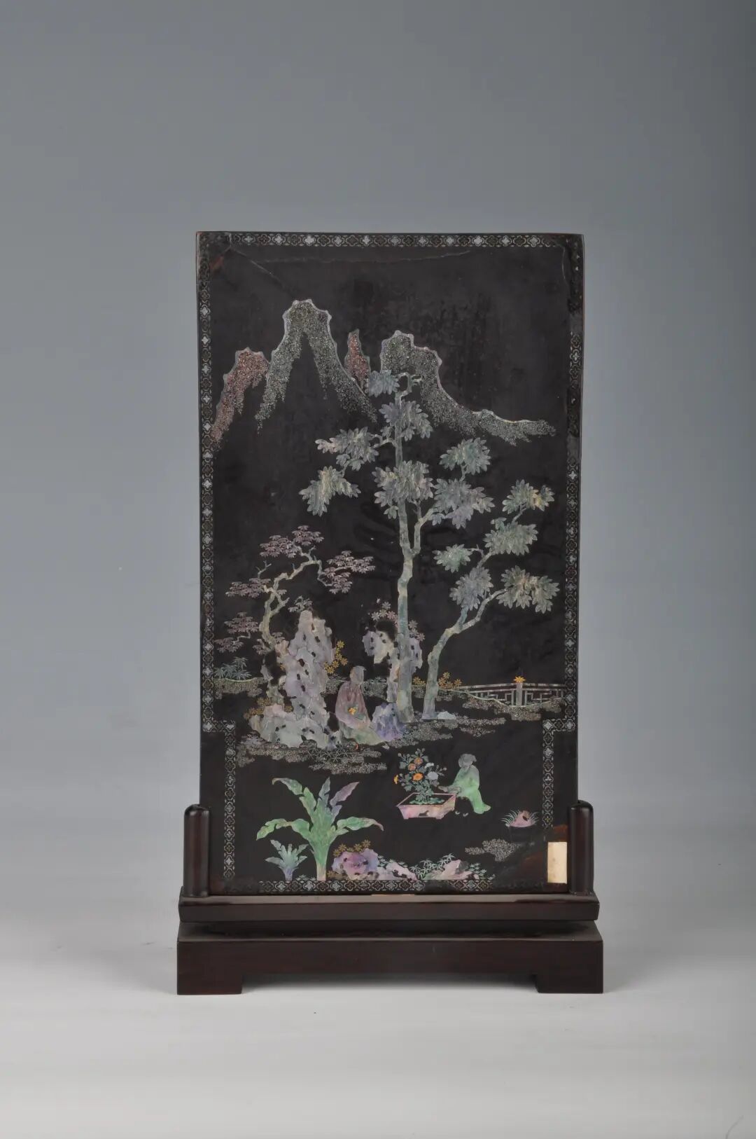 每日文物丨這塊螺鈿插屏，定格了陶淵明的悠然一刻