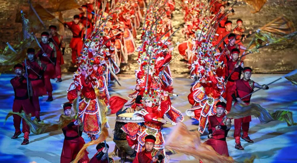 來(lái)，找一找全運(yùn)會(huì)上的傳統(tǒng)文化元素