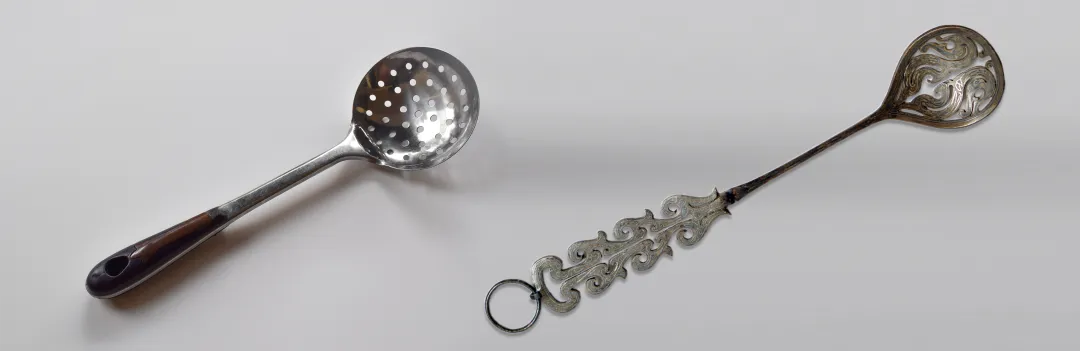 文博日歷丨錯銀鑲嵌 鏤空雕刻 古人這樣制作漏勺