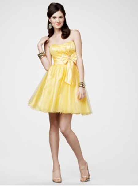 vestido-strapless-amarillo